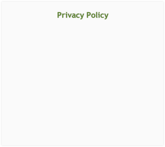 Privacy Policy
